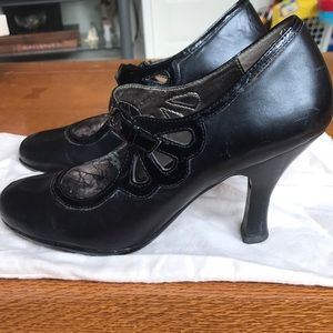 Soft Black Mary Janes